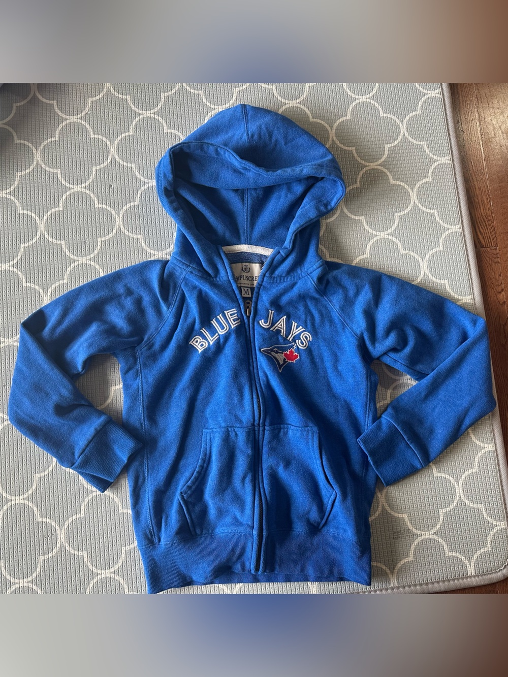 Youth Toronto Blue Jays Campus Crew Full-Zip Hoodie